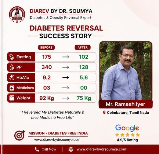 Diabetes reversal success story 3