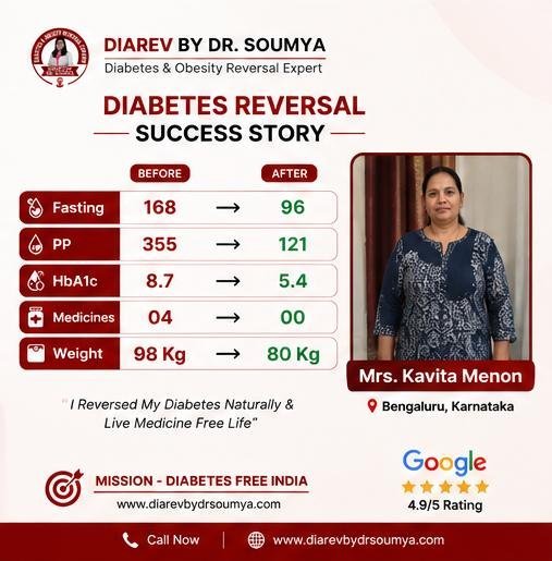 Diabetes reversal success story 4