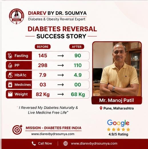 Diabetes reversal success story 6
